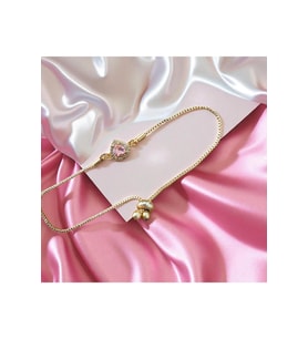 💖 Pembe Kalp Işıltısı Bileklik – Enerjik ve Romantik Şıklık 💖