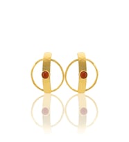 Kadir Jewellery 22 Ayar Altın Kaplama Vintage Küpe -El İşçiliği Ve Hipoalerjenik Küpe