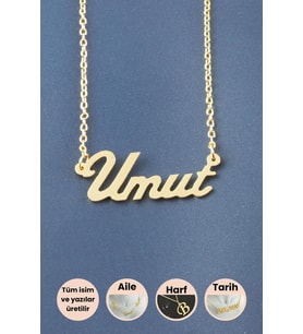 Umut İsimli Kolye