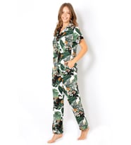DoReMi Ivied Kısa Kollu Bayan Pijama Takımı (Desenli)