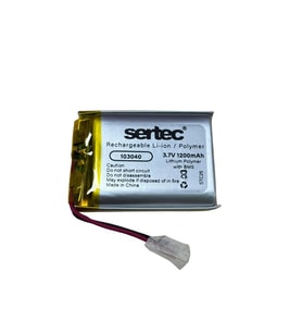 Sertec 103040 3.7v 1200mah Li-polymer Pil (devreli/1.5a)