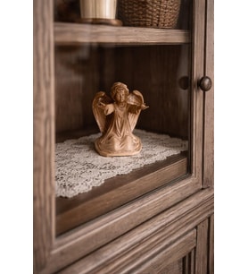 Melek Figürlü Dekoratif Biblo 10,5 cm – Mini Şık Ev & Vitrin Süsü Anlamlı Hediye
