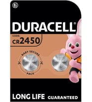 Lexroo CR2450 düğme pil (2 adet), CR 2450 lityum düğme pil 3 V