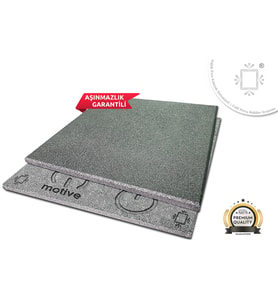 Motive Rubber Soğuk Pres Majör Space Grey 100x100 cm 2 cm Profesyonel Aşınmazlık Garantili Soğuk Pres Kauçuk Zemin 1 Adet