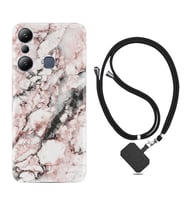 Infınix Hot 20i Kılıf Resimli Boyun Askılı İpli Desenli Silikon Colorfull Marble 2 1389