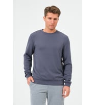 Erkek Oversize Bisiklet Yaka Sucuba Sweatshirt