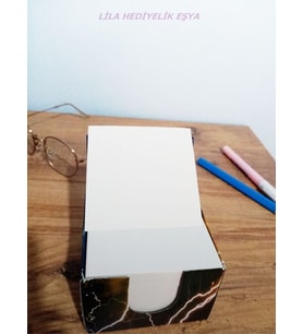 1000 Yaprak Küp Not Kağıdı 8x8 Cm / Not Kağıdı / Küp Blok Not / 1000 Yaprak Not Kağıdı 8 8 330ıserı