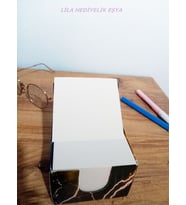 1000 Yaprak Küp Not Kağıdı 8x8 Cm / Not Kağıdı / Küp Blok Not / 1000 Yaprak Not Kağıdı 8 8 330ıserı