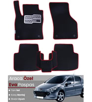 PEUGEOT 307 (2001-2008) Uyumlu EVA Paspas Tam Set–Araca Özel,Oto Paspas,Kolay Montaj