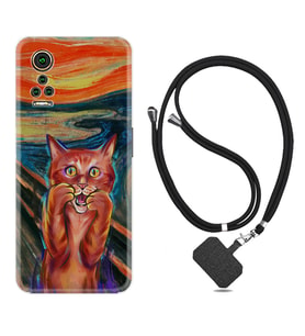 General Mobile GM 21 Pro GM 22 Pro Plus Kılıf Boyun Askılı Silikon Tablo Cat 1788