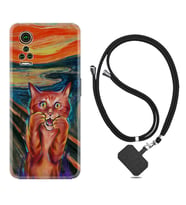 General Mobile GM 21 Pro GM 22 Pro Plus Kılıf Boyun Askılı Silikon Tablo Cat 1788