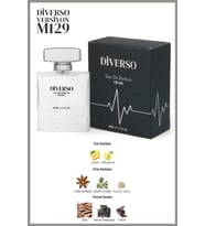 DİVERSO M129 ERKEK PARFÜM EDP 50 ML AMBER & BAHARAT  T.C. Sağlık Bakanlığı ÜTS KAYITLI