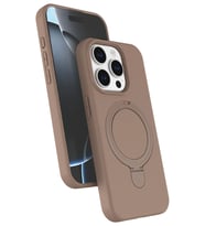 iPhone 14 Pro Max Regal Magsafe Standlı Kapak - Çöl Titanyum