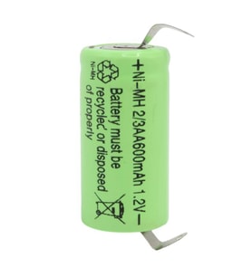 Powermaster PM-17934 1.2 Volt 600Mah NI-MH 2/3AA Şarj Edilebilir Puntalı 14280 Lityum Pil
