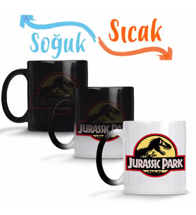 Jurassic Park Sihirli Kupa Bardak Porselen