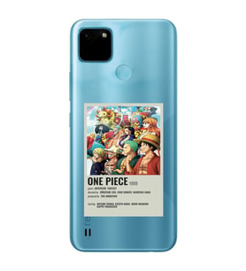 Realme C21Y/C25Y Uyumlu One Piece Desenli Şeffaf Telefon Kılıfı