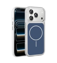Apple iPhone 17 Pro Kılıf Metal Buton Tasarımlı Zore İkonik Sert Silikon Kapak