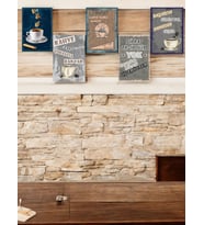 Kahve Ruhunu Dekorasyonunuza Yansıtan 5 Parça (20cmx29cm)  A4 Mdf Baskı Tablo, Duvar Tabloları , Kahve Köşesi Tabloları, Cafe Tabloları, Çerçeve Görünümlü Dekoratif Hediyelik