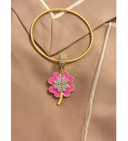 Ajda 925 Ayar Gümüş Charm Bilezik