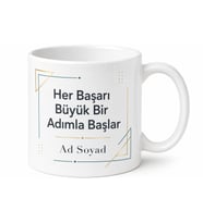 Kişiye Özel Kupa Bardak Ofis Ev Kullanımı İçin İsimli Hediye Bardak