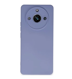 Realme 11 Pro Kılıf Nano içi Kadife Silikon - Lila