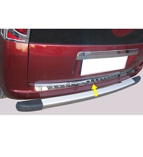 Fiat Fiorino Krom Arka Tampon Üzeri Koruma 2008 ve üzeri P.Çelik