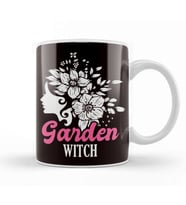 Garden Witch Gardener Plants Flowers Gardening Landscaper Kupa Bardak Porselen