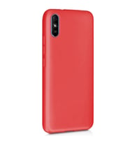 Xiaomi Redmi 9A Premium Silikon Kılıf Bordo