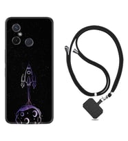 Xiaomi Redmi 12C Kılıf Silikon Boyun Askılı İpli Desenli Silikon Master Space 1630