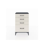 Arges Komodin 4 Çekmeceli 60x30x96 Antrasit-Aytaşı