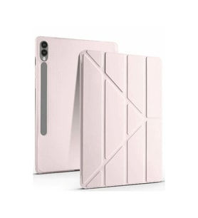 Samsung Galaxy X510 Tab S9 Fe 11 Kılıf Kalemlikli Mars Tablet Kılıfı - Rose Gold