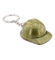 Baret Mühendis İş Kaskı Bronz Renk Metal Anahtarlık KC104