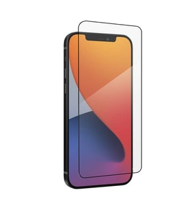 iPhone 12 Pro Max Uyumlu SuperGlass Temperli Cam Koruyucu (Siyah)