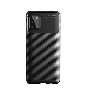 Samsung Galaxy A31 Uyumlu Kılıf Zore Negro Silikon Kapak (Kahverengi)