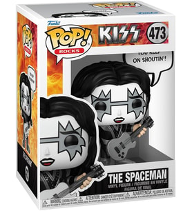 Funko Pop! Sayings: The Spaceman - (R&R All Night) - Kiss - Koleksiyon Vinil Figür - Hediye Fikri - (Krem)