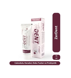 ZerDent Doku Tuzu İçeren Diş Macunu 90Gr