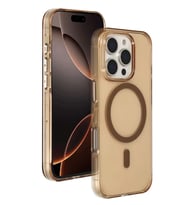 iPhone 16 Pro Max Gleam PC Sert Magsafe Kılıf - Şeffaf-
