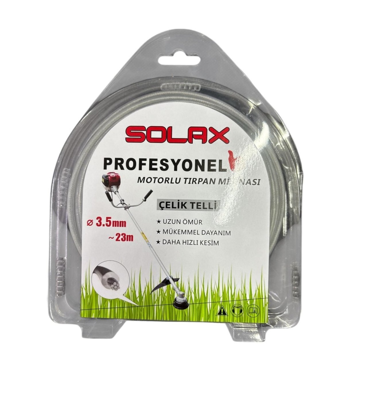 Solax Çelik Telli Tırpan Misinası 3,5 mm 23 Metre