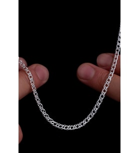Erkek Gümüş Kolye - 925 Ayar Rambo Model Gümüş Kolye