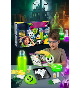 Hayaletler Bilimi Eğitici Deney ve Slime Seti Karanlıkta Parlayan 8+ Yaş