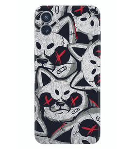 Nothing Phone 2 Kılıf Silikon Desen Özel Seri Kızgın Kediler 1781