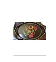 Oval Hira Desenli Sunum Tepsisi Royaleks-İSR-5723