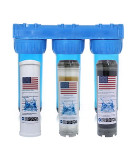 Amerikan Malı Daire Ve Bina Girişi 3 Aşamalı Su Yumuşatma Cihazı (Spun - Reçine - Gac Plus)