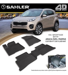 Kia Sportage Havuzlu Paspas 4,5D Sahler 2016 Sonrası