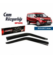 Fiat Doblo Mugen Cam Rüzgarlığı 2010 sonrası 2'li Sunplex (Beyaz)