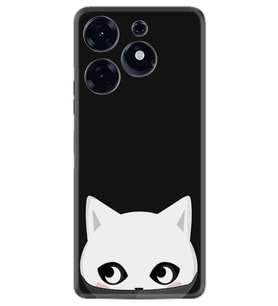 Tecno Spark 10 Pro Kılıf Silikon Desen Özel Seri Pandemi Cat 1729