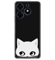 Tecno Spark 10 Pro Kılıf Silikon Desen Özel Seri Pandemi Cat 1729