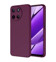 Realme 11 4G Uyumlu Kılıf Zore Mara Lansman Kapak (Koyu Mor)