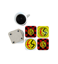 Ghostbastır Design Eskişehirspor Dekoratif Ahşap Bardak Altlığı Seti 0120