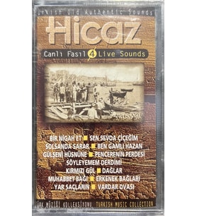 (Plak Değildir KASET tir) Hicaz Canlı Fasıl 4 Açılmamış Jelatininde Kaset